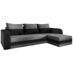 Диван угловой Space Meble Hewlet Bis Sawana 05/Sawana 14 (Dark Gray/Black) Thumb
