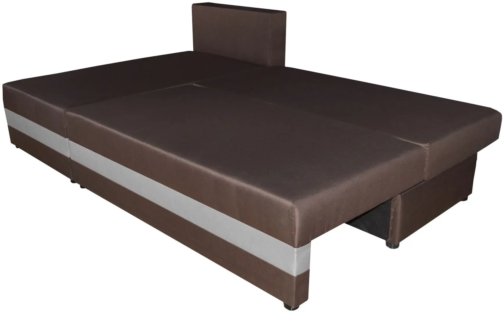 Canapea de colt Space Meble Hewlet Sawana 16/Sawana 20 (Dark Brown/Graphite)