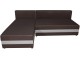 Canapea de colt Space Meble Hewlet Sawana 16/Sawana 20 (Dark Brown/Graphite)