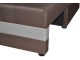 Canapea de colt Space Meble Hewlet Sawana 16/Sawana 20 (Dark Brown/Graphite)