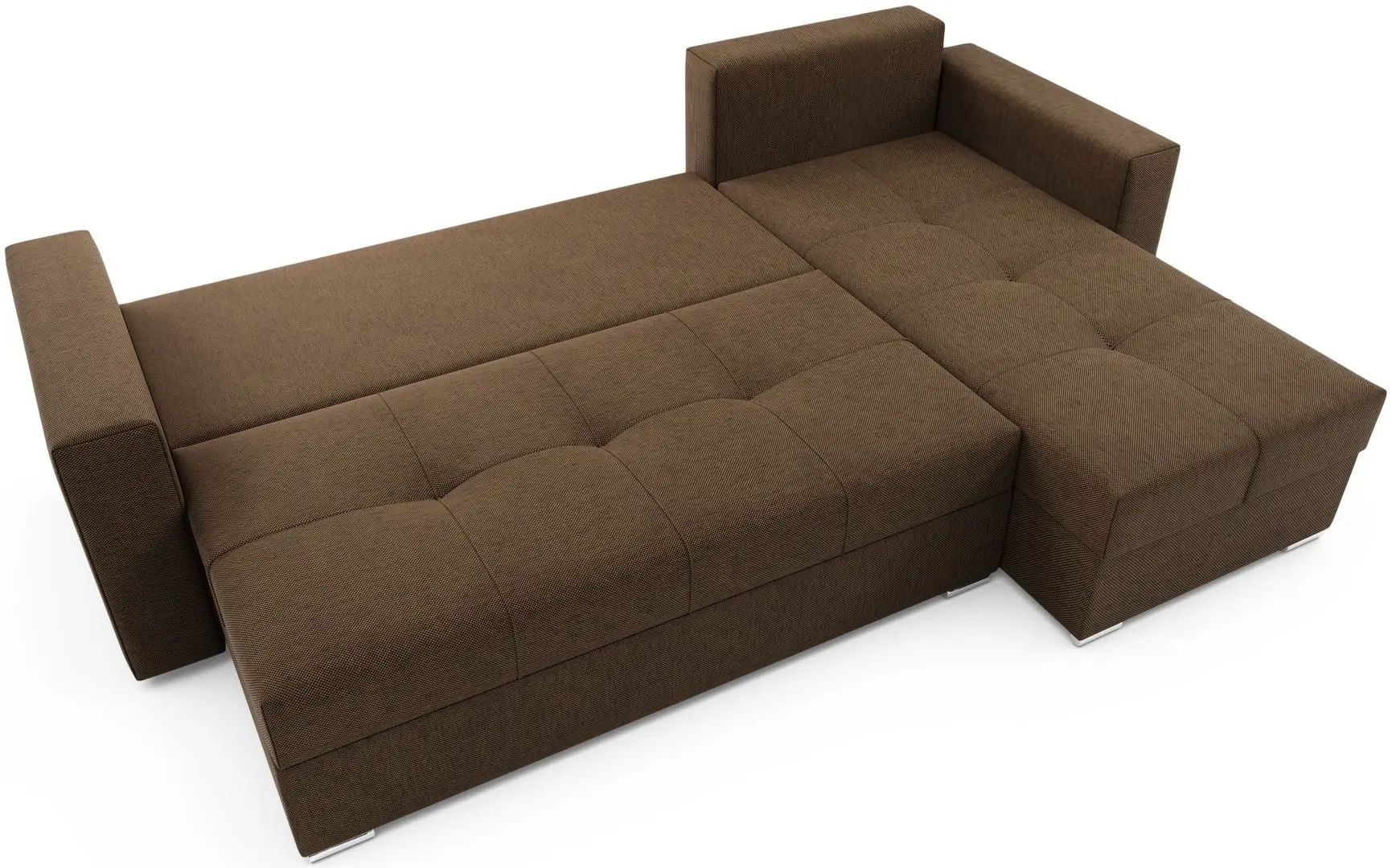 Canapea de colt Space Meble Karo Inari 28 (Dark Brown)