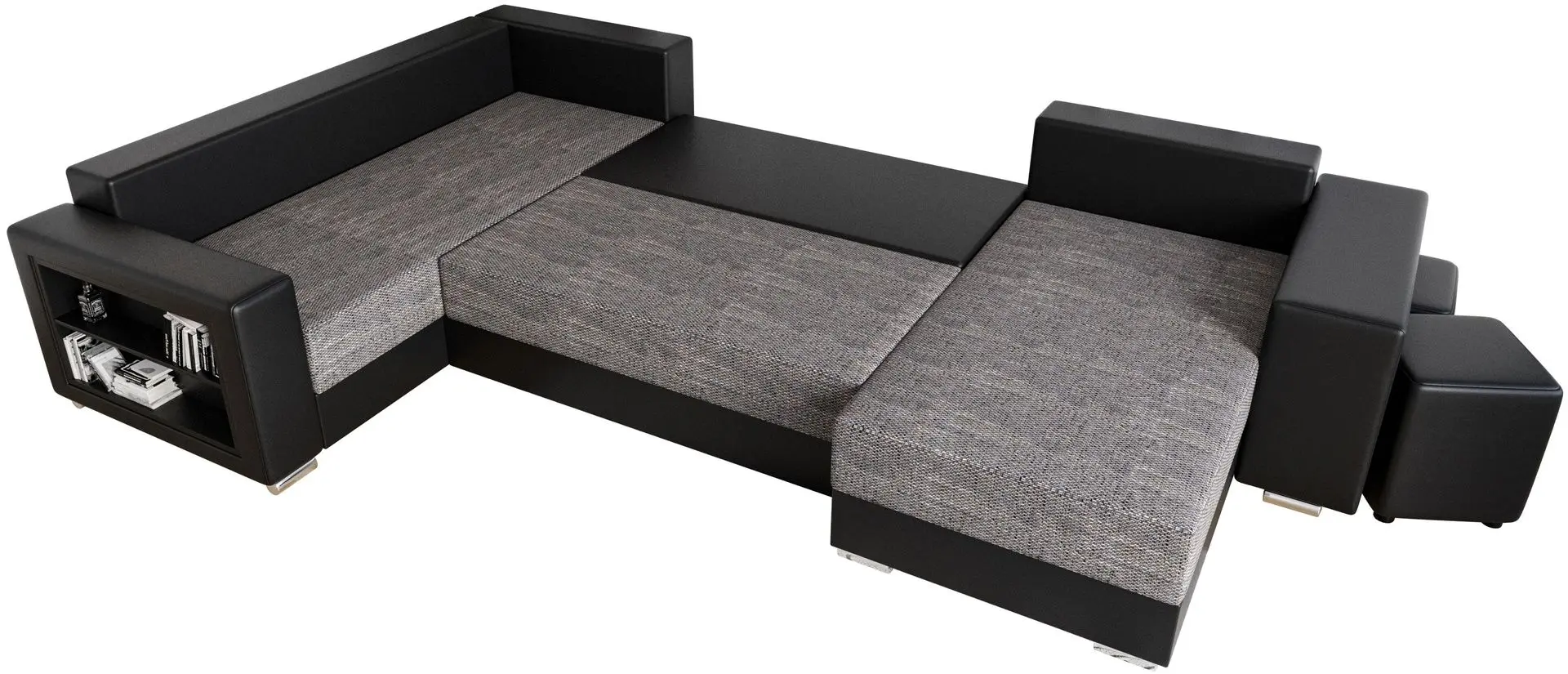 Canapea in forma de U Space Meble Kris Left Itaka 50 (Gray Light)