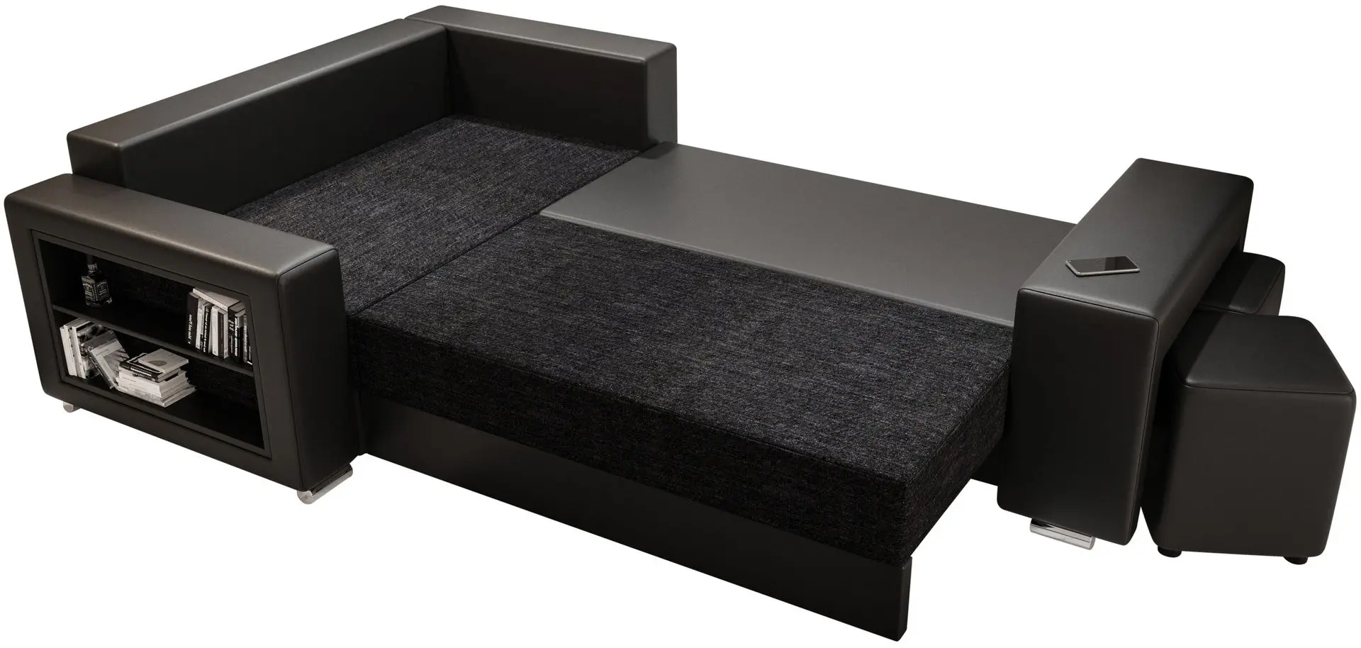 Canapea de colt Space Meble Lopez Left Itaka 50 (Gray Light)