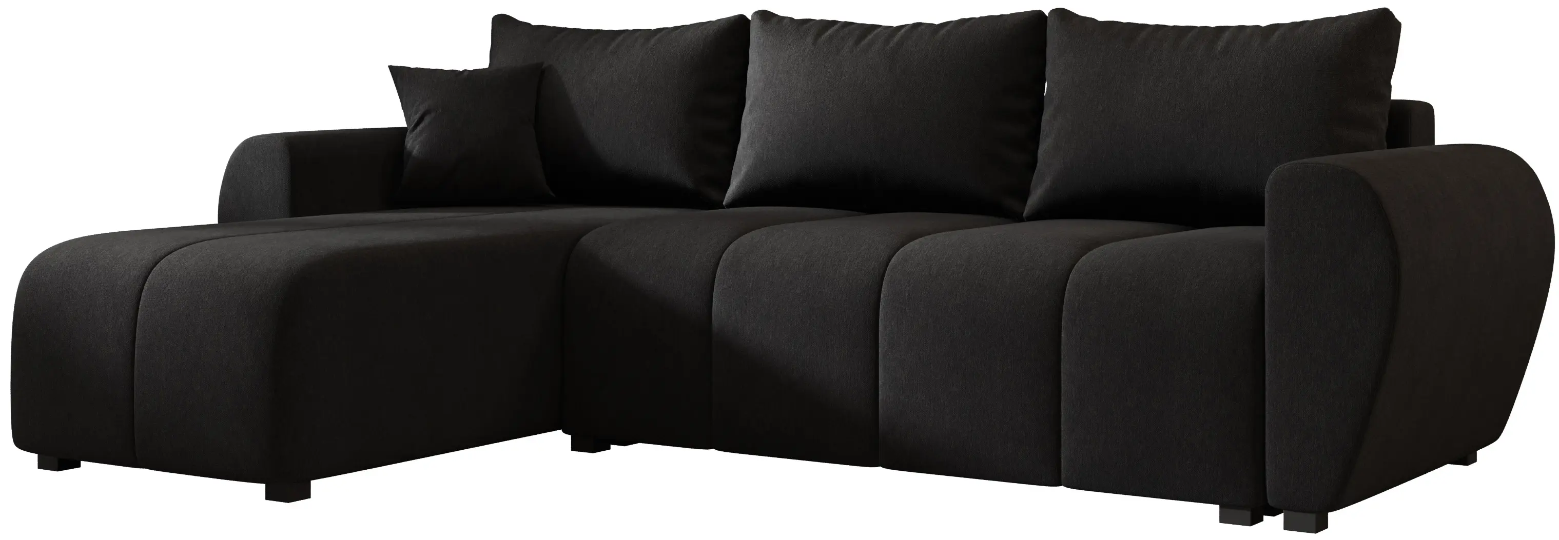 Диван угловой Space Meble Molisa L Cosmic 100 (Black)