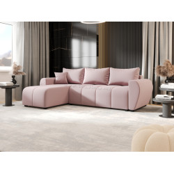 Canapea de colt Space Meble Molisa L Cosmic 14 (Powder Pink)