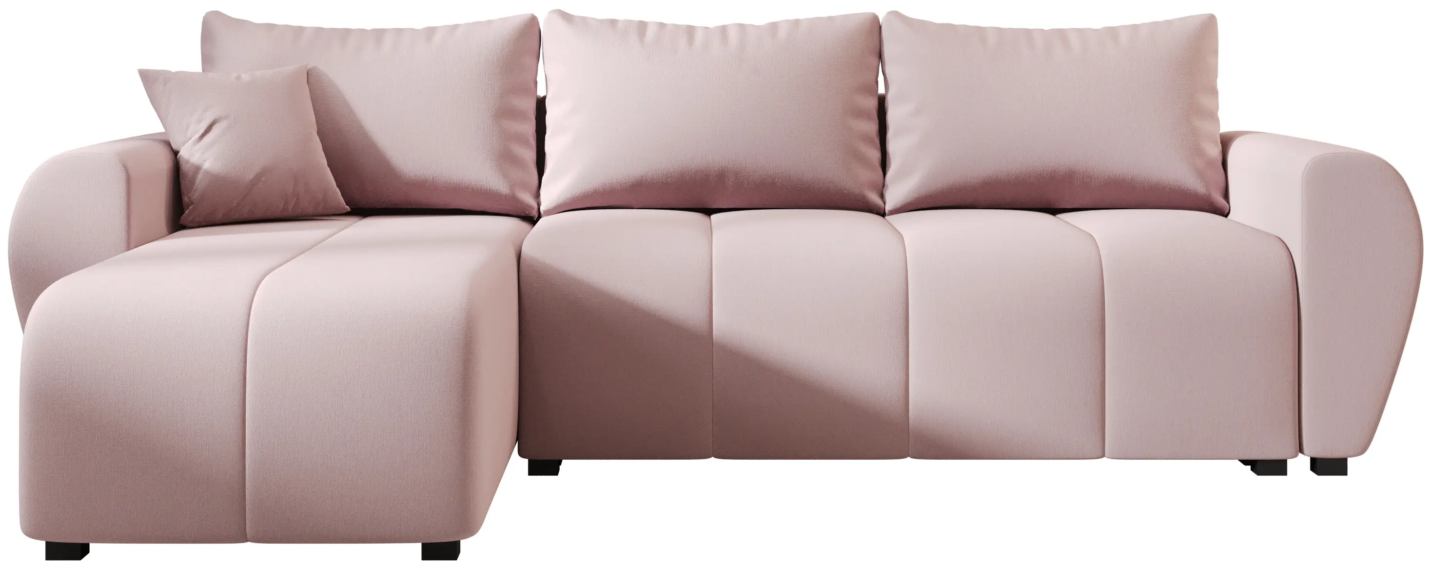 Canapea de colt Space Meble Molisa L Cosmic 14 (Powder Pink)