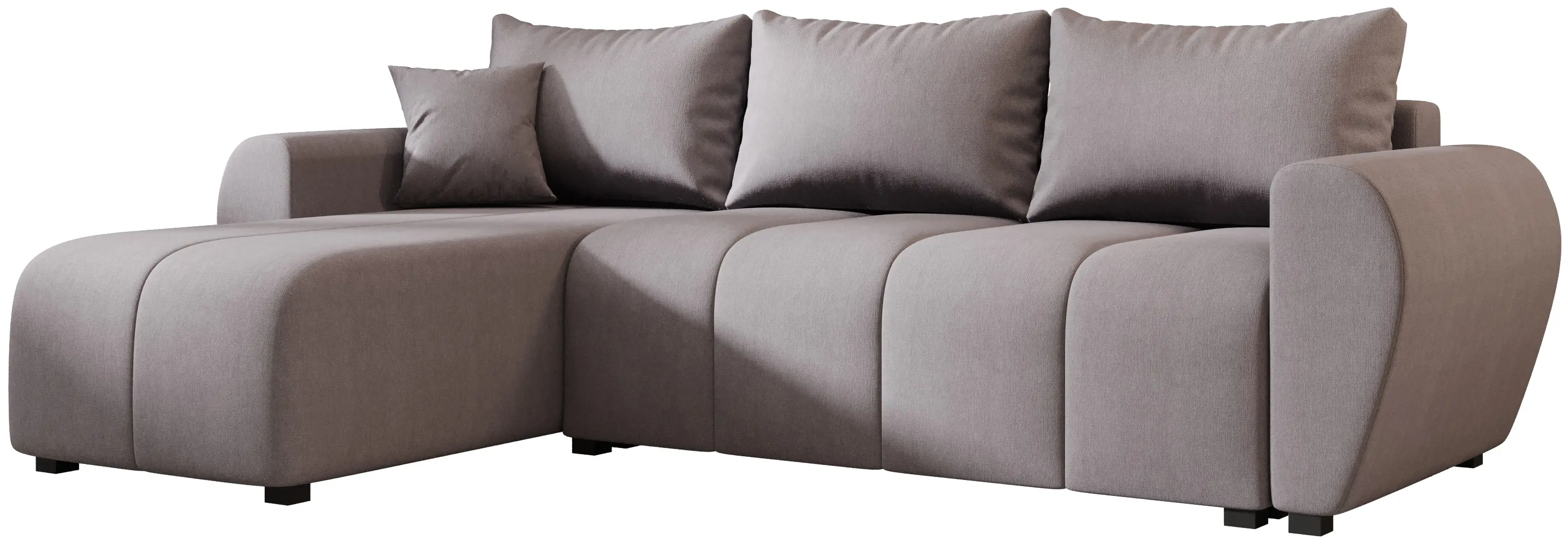 Canapea de colt Space Meble Molisa L Cosmic 160 (Gray)