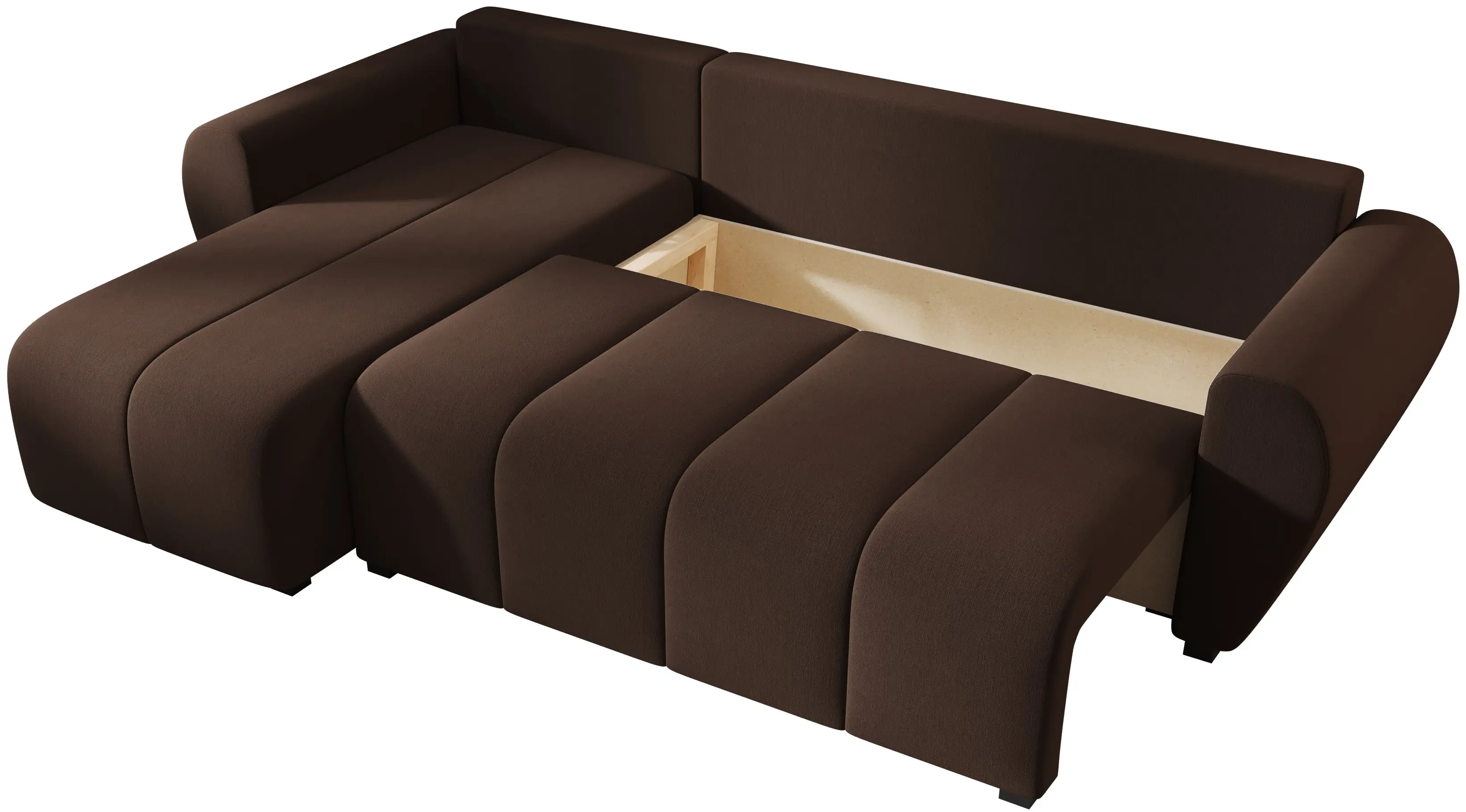 Canapea de colt Space Meble Molisa L Cosmic 800 (Brown)