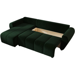 Canapea de colt Space Meble Molisa L Itaka 10 (Green Dark) Thumb