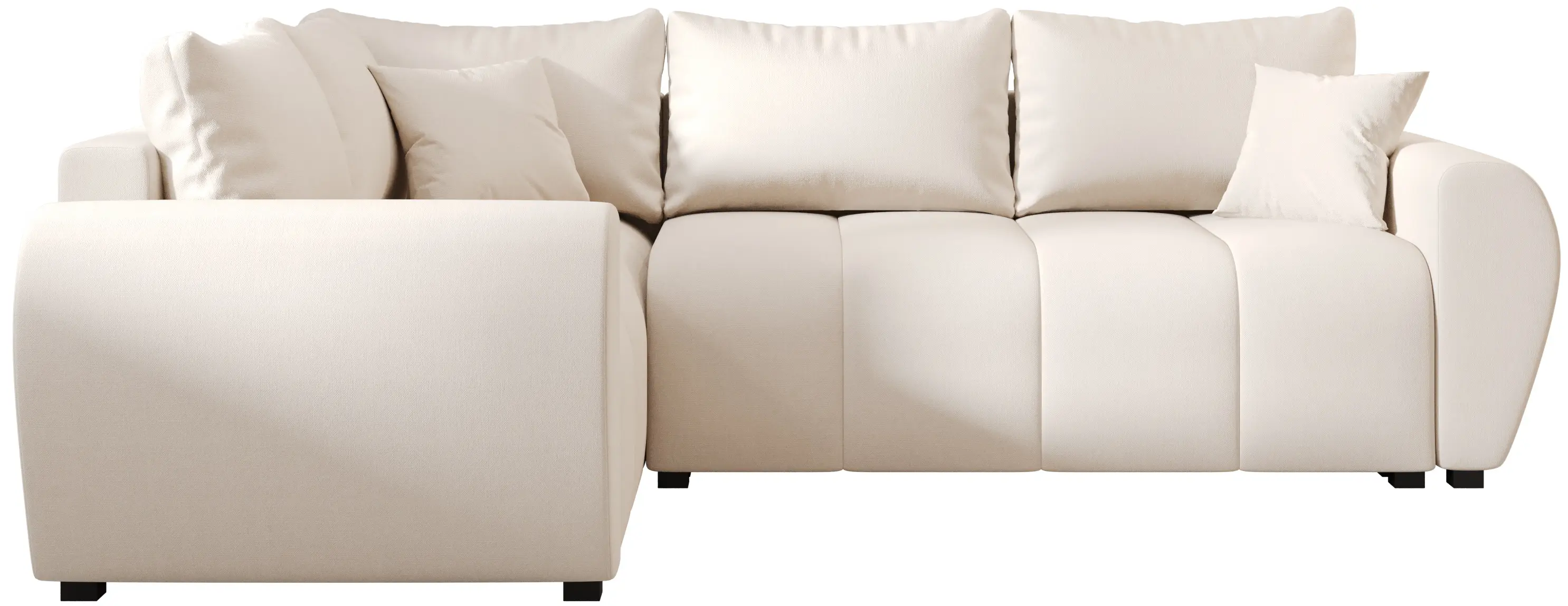 Canapea de colt Space Meble Molisa L Plus Cosmic 10 (Cream)