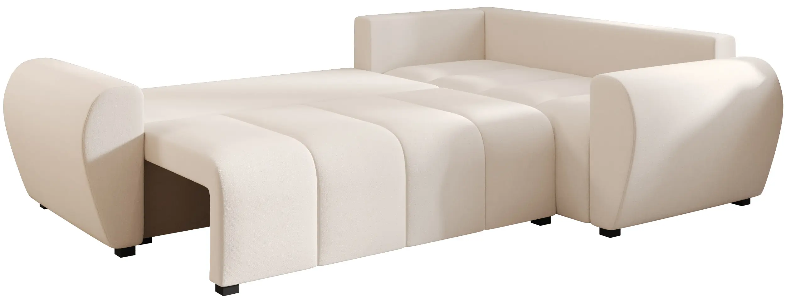 Canapea de colt Space Meble Molisa L Plus Cosmic 10 Right (Cream) - 6