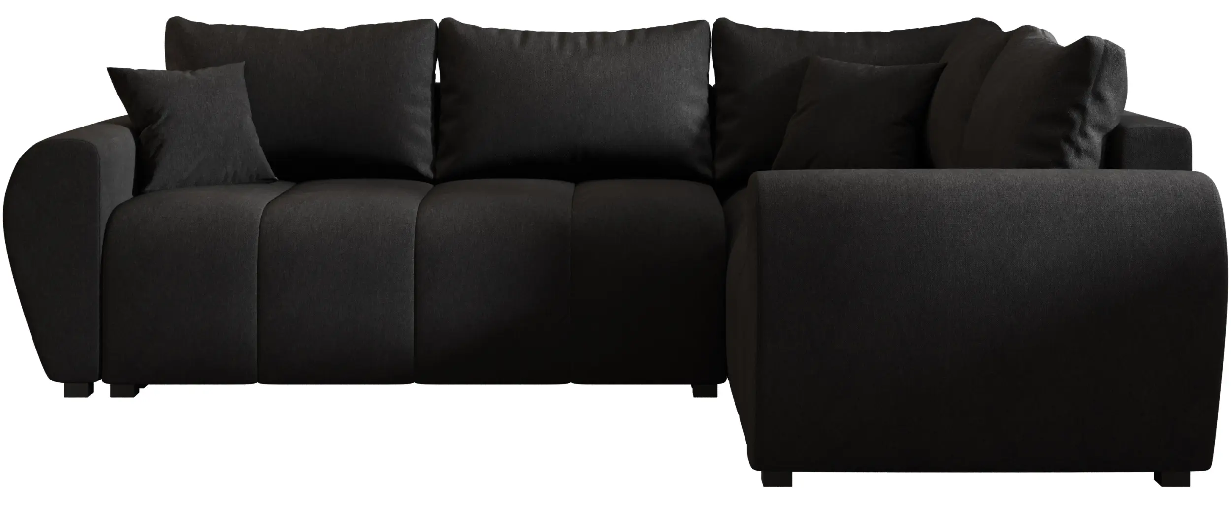 Canapea de colt Space Meble Molisa L Plus Cosmic 100 Right (Black) - 3
