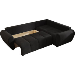 Canapea de colt Space Meble Molisa L Plus Cosmic 100 Right (Black) Thumb