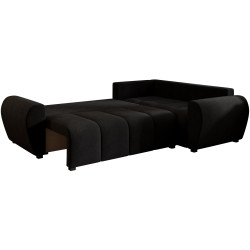 Canapea de colt Space Meble Molisa L Plus Cosmic 100 Right (Black) Thumb