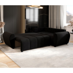 Canapea de colt Space Meble Molisa L Plus Cosmic 100 Right (Black) Thumb
