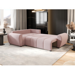 Диван угловой Space Meble Molisa L Plus Cosmic 14 (Powder Pink) Thumb