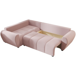 Диван угловой Space Meble Molisa L Plus Cosmic 14 (Powder Pink) Thumb