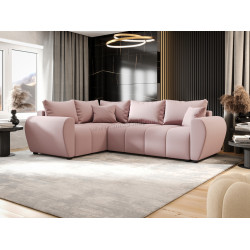 Диван угловой Space Meble Molisa L Plus Cosmic 14 (Powder Pink)