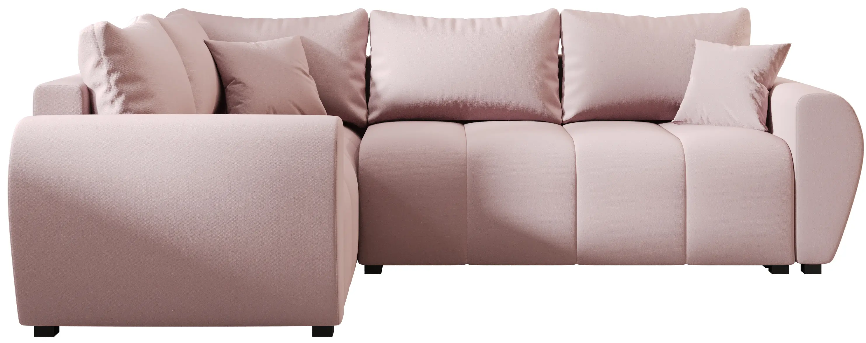 Диван угловой Space Meble Molisa L Plus Cosmic 14 (Powder Pink)