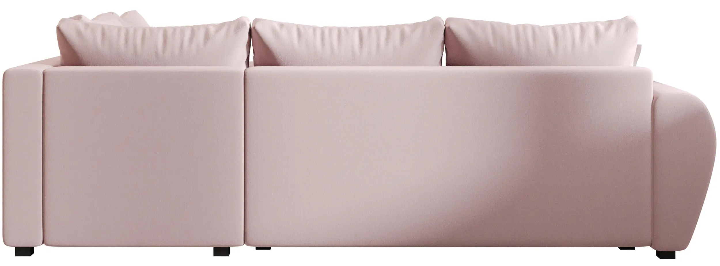 Canapea de colt Space Meble Molisa L Plus Cosmic 14 Right (Powder Pink) - 4