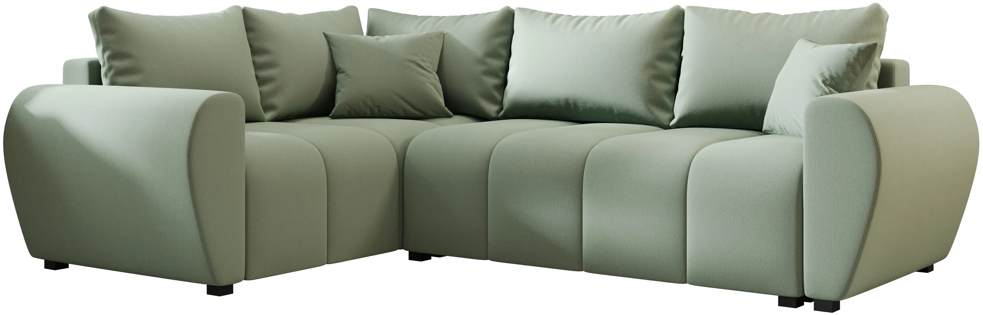 Canapea de colt Space Meble Molisa L Plus Cosmic 16 (Mint)