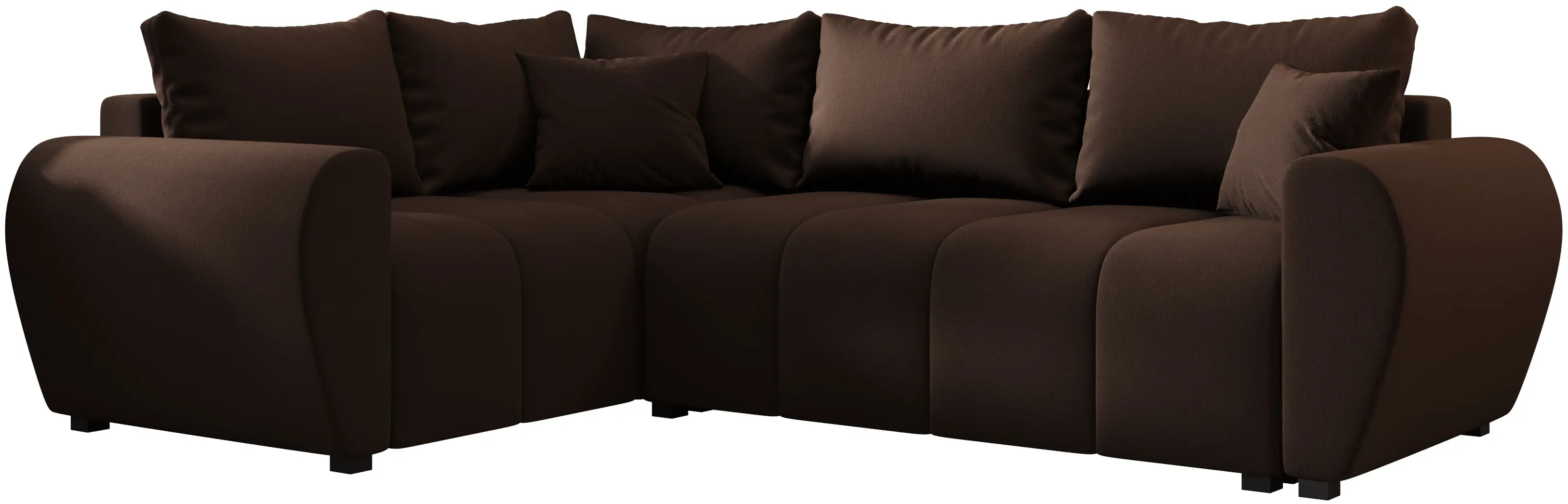 Canapea de colt Space Meble Molisa L Plus Cosmic 800 (Brown)