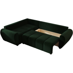 Диван угловой Space Meble Molisa L Plus Itaka 10 (Green Dark) Thumb