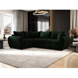 Диван угловой Space Meble Molisa L Plus Itaka 10 (Green Dark)