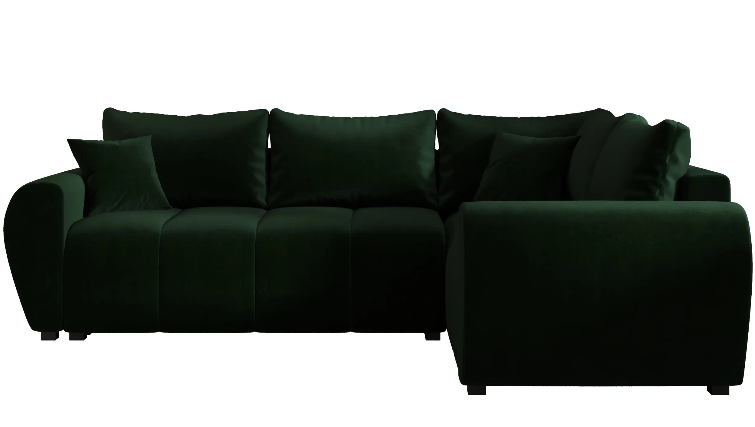 Canapea de colt Space Meble Molisa L Plus Itaka 10 Right (Dark Green) - 3