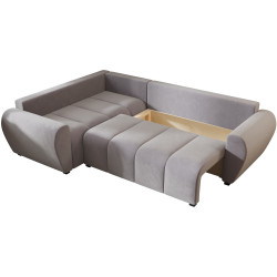 Диван угловой Space Meble Molisa L Plus Itaka 50 (Gray Light) Thumb