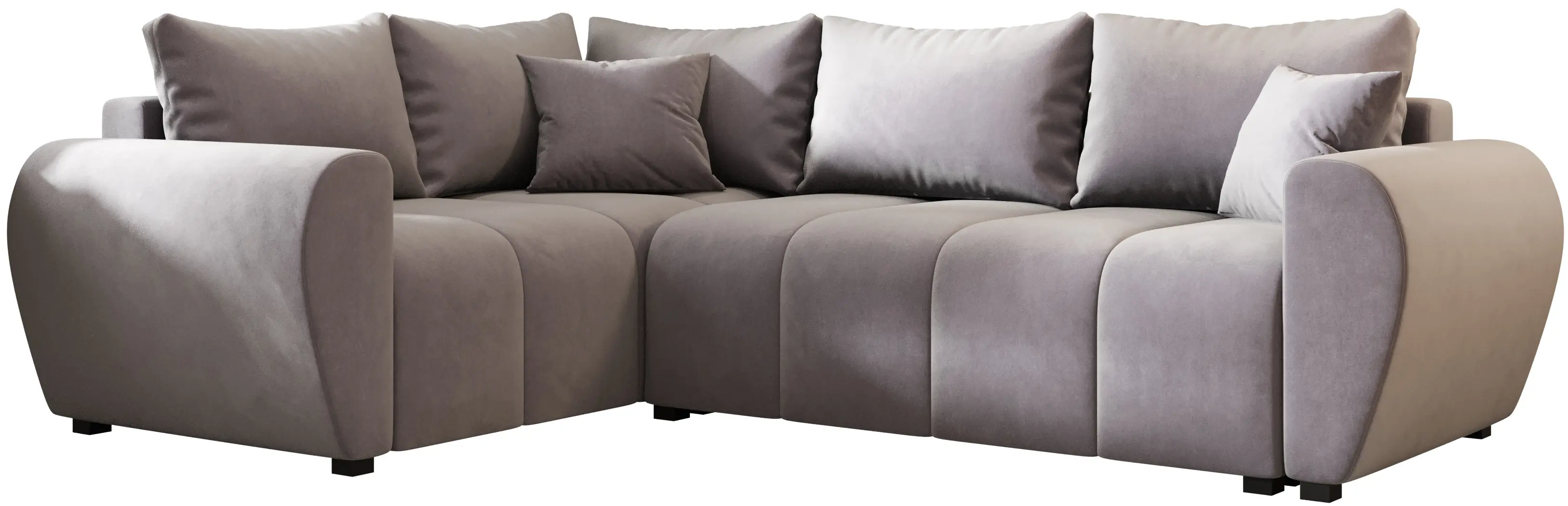 Диван угловой Space Meble Molisa L Plus Itaka 50 (Gray Light)