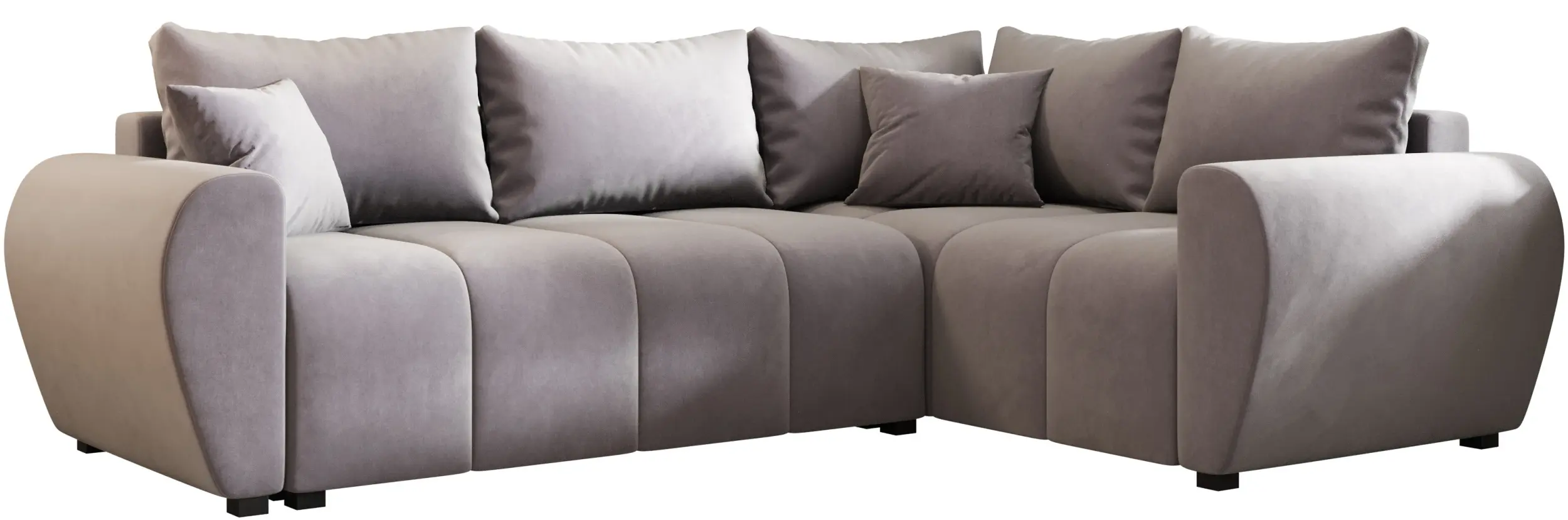 Canapea de colt Space Meble Molisa L Plus Itaka 50 Right (Light Gray) - 2