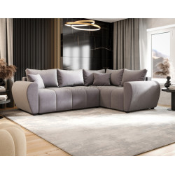 Canapea de colt Space Meble Molisa L Plus Itaka 50 Right (Light Gray)