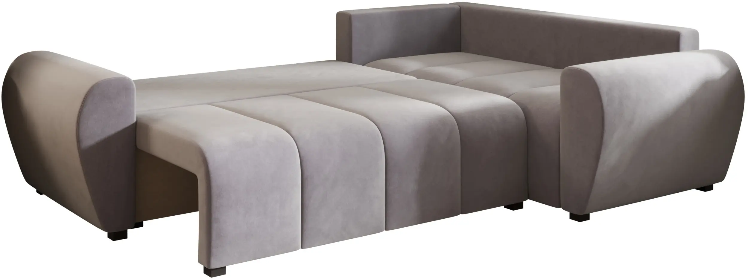 Canapea de colt Space Meble Molisa L Plus Itaka 50 Right (Light Gray) - 5