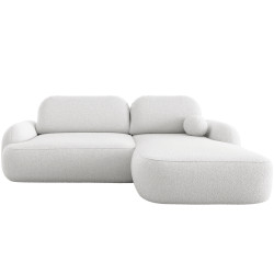 Canapea de colt Space Meble Molly L Terra Frotte 0 (White) Thumb