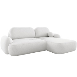 Canapea de colt Space Meble Molly L Terra Frotte 0 (White)