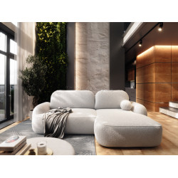 Canapea de colt Space Meble Molly L Terra Frotte 1 (Cream)