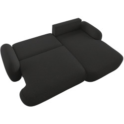 Canapea de colt Space Meble Molly L Terra Frotte 14 (Black) Thumb