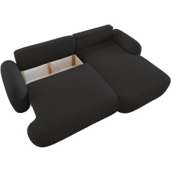 Canapea de colt Space Meble Molly L Terra Frotte 14 (Black) Thumb