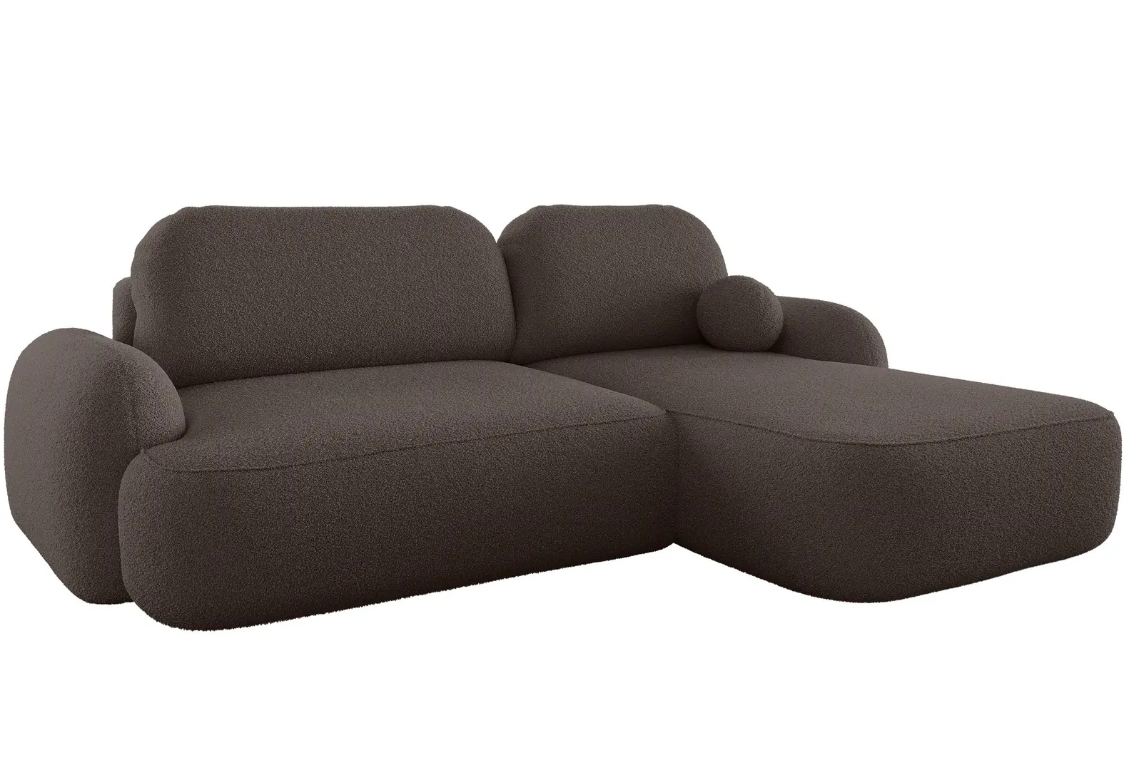Canapea de colt Space Meble Molly L Terra Frotte 29 (Dark Grey)