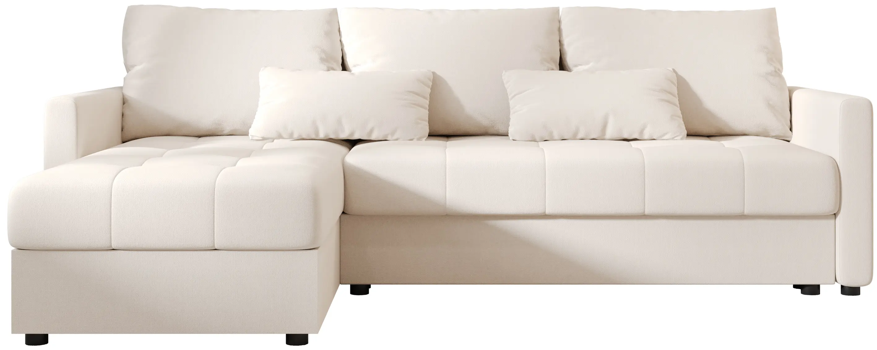 Canapea de colt Space Meble Mos L Bis Cosmic 10 (Cream)