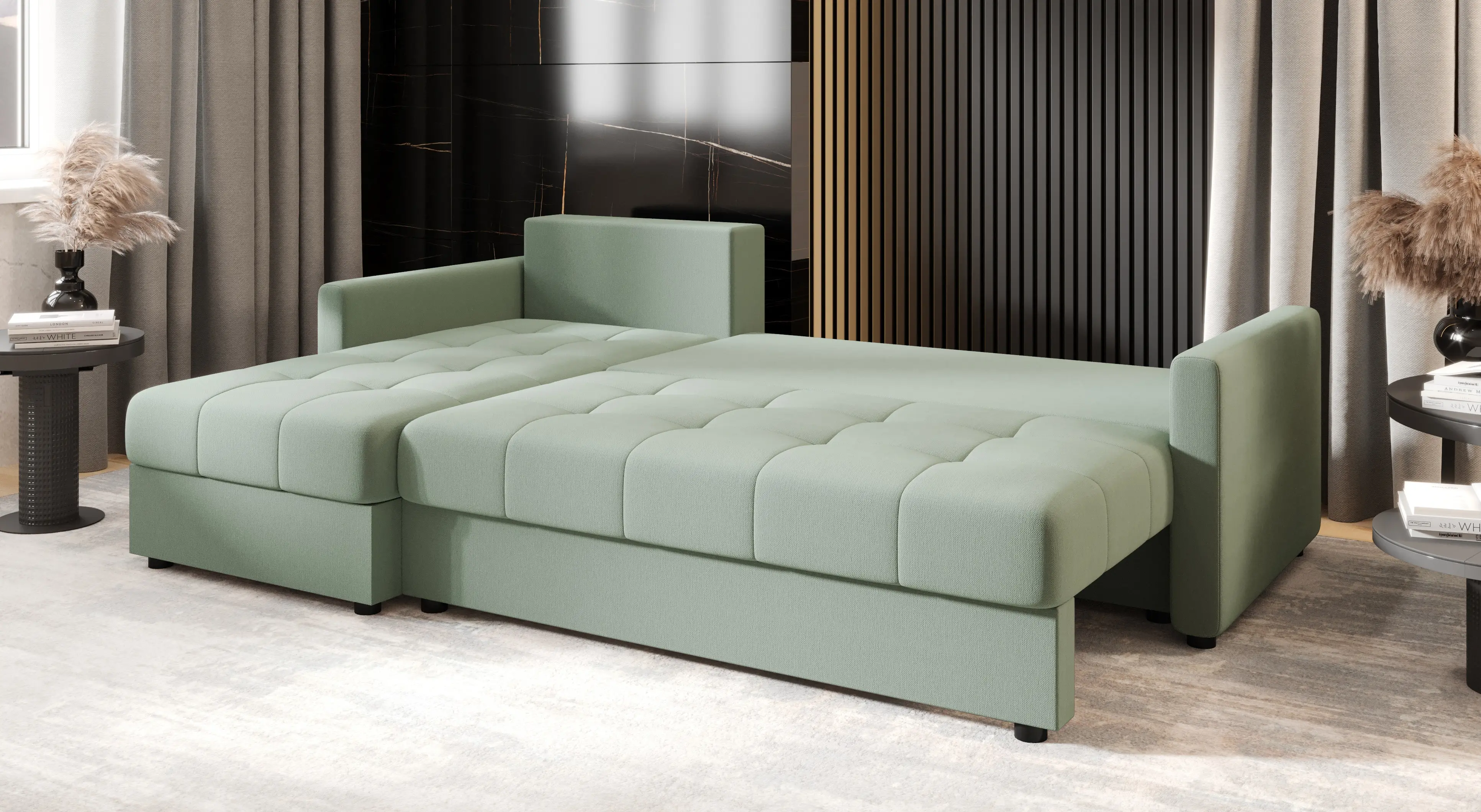 Canapea de colt Space Meble Mos L Bis Cosmic 16 (Mint)