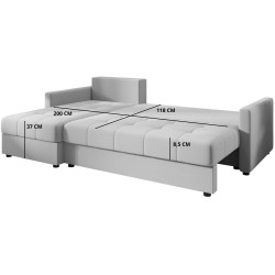 Диван угловой Space Meble Mos L Bis Cosmic 160 (Gray) Thumb