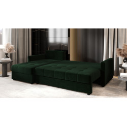 Canapea de colt Space Meble Mos L Bis Itaka 10 (Green Dark) Thumb