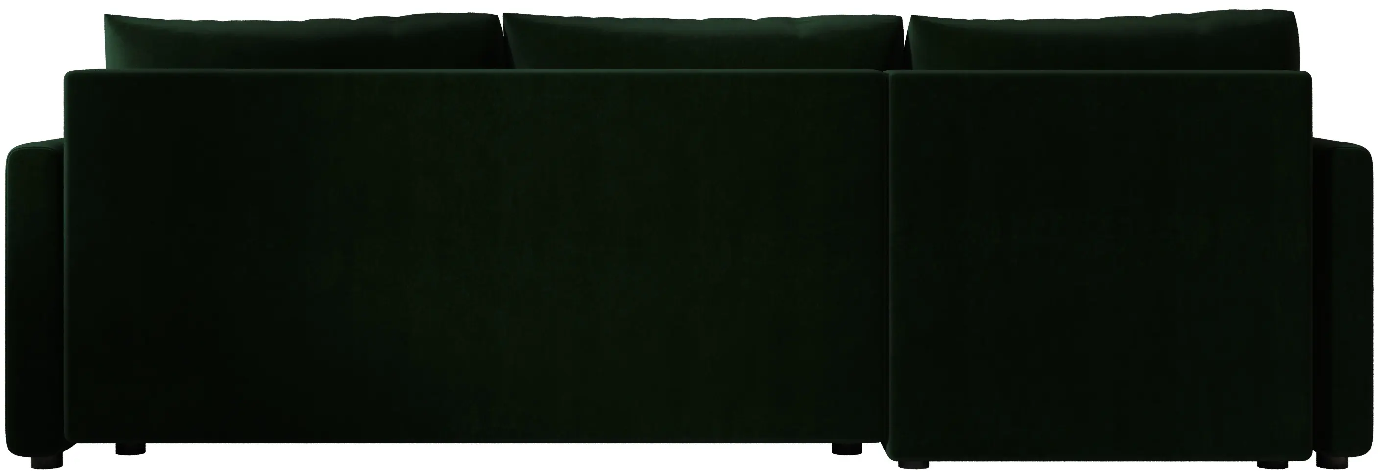 Canapea de colt Space Meble Mos L Bis Itaka 10 (Green Dark)