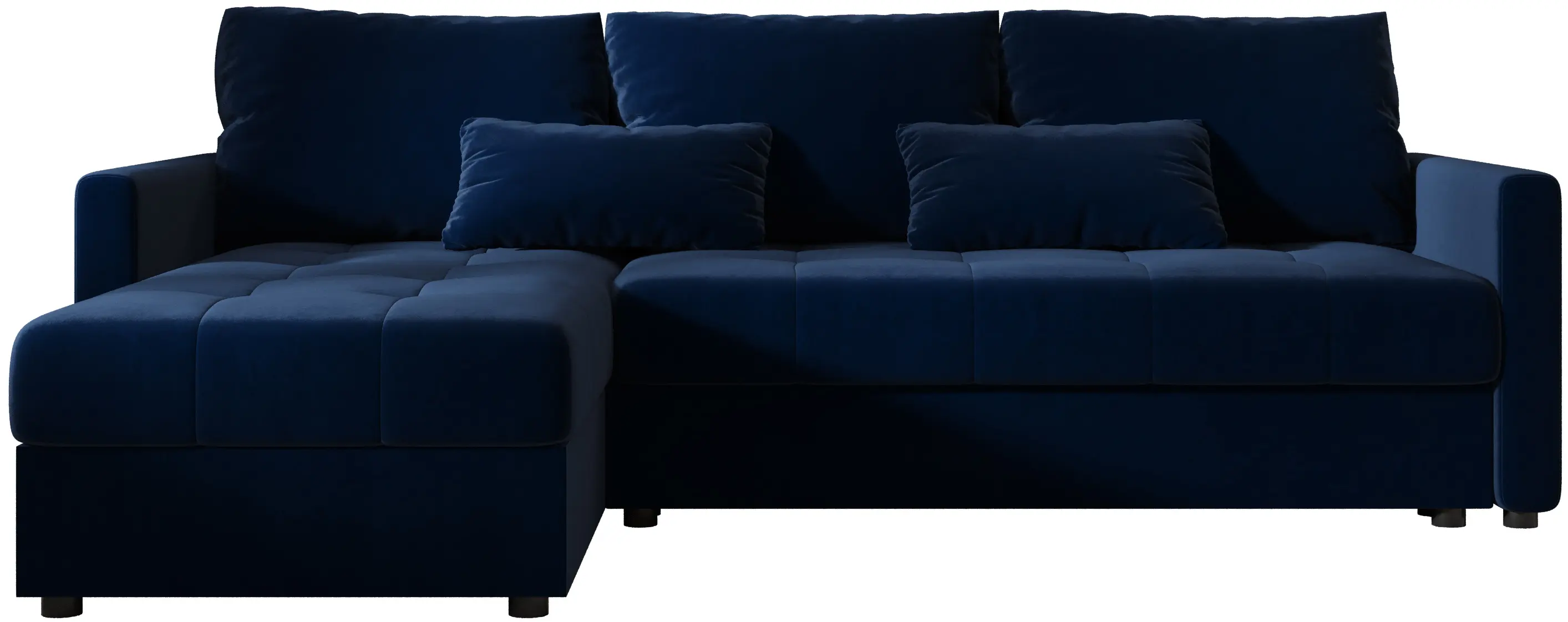 Canapea de colt Space Meble Mos L Bis Itaka 11 (Blue)