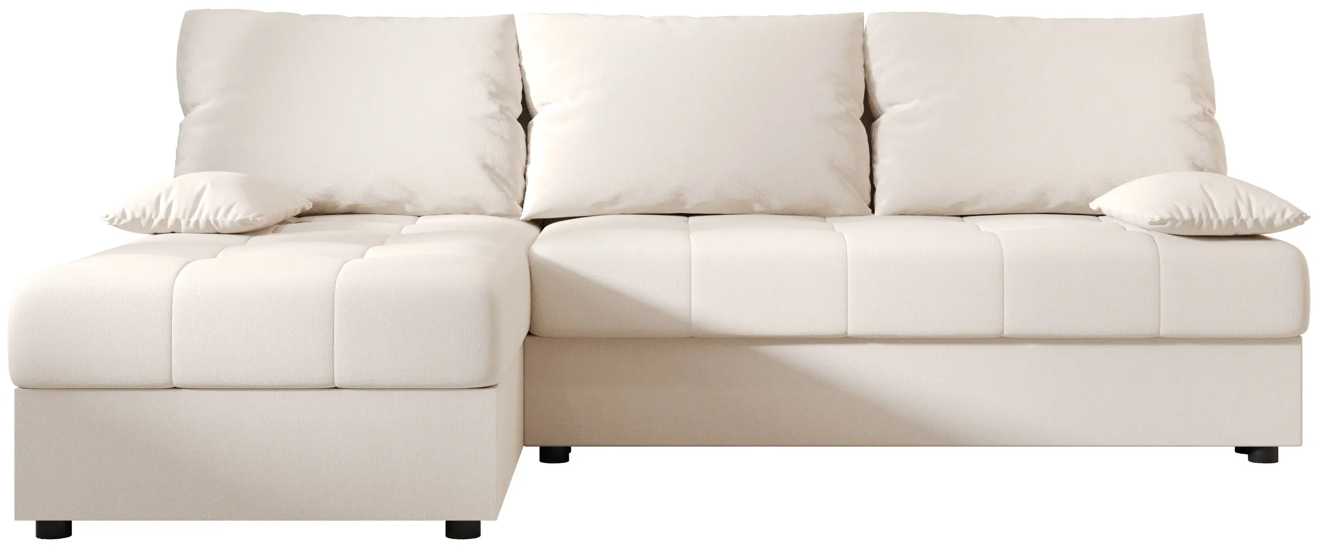 Canapea de colt Space Meble Mos L Cosmic 10 (Cream)