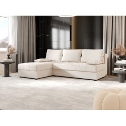 Canapea de colt Space Meble Mos L Cosmic 10 (Cream)