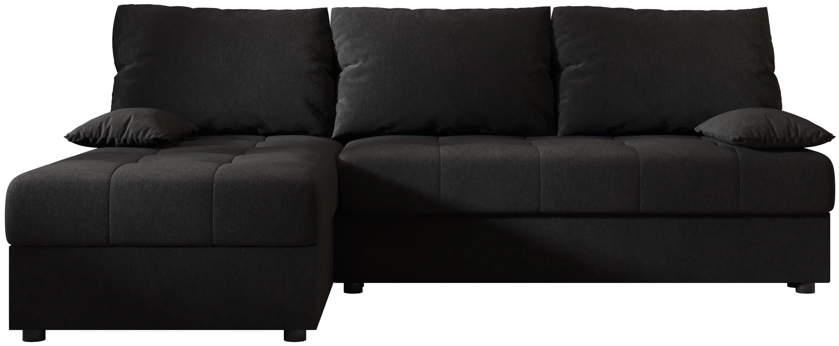 Canapea de colt Space Meble Mos L Cosmic 100 (Black)