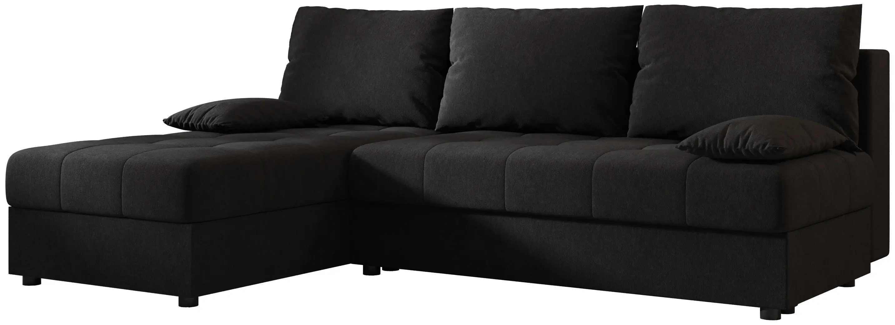 Canapea de colt Space Meble Mos L Cosmic 100 (Black)